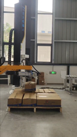 Robot de palettisation automatique pour l'empilage de cartons et de boîtes en carton, machine de palettisation avec convoyeur à rouleaux pour entrepôt et usine