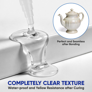 Colle époxy 5 minutes 0,81 once (24 ml) - Colle époxy transparente en 2 composants avec 2 tubes de mélange pour usage en construction - Product Image 3