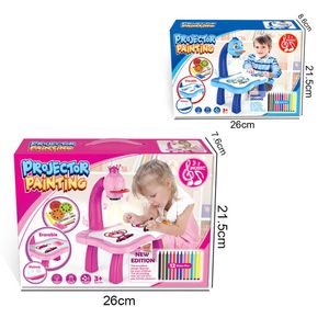 Cancellabile arte tavolo da disegno proiettore giocattoli da tavolo cartone animato tavolo da disegno proiettore disegno graffiti Board toy - Product Image 1