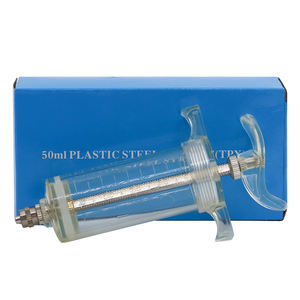 Jeringa veterinaria ajustable de plástico TPX de <span class=keywords><strong>5</strong></span> ml, equipo agrícola, inyector de vacuna para cerdo, oveja, vaca - Product Image 4