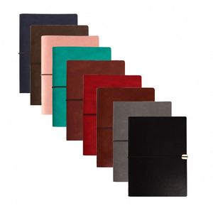 Oem Leather Hardcover A5 A6 Journal Notebook 80 Sheets Digital Printing Gift Customizable With Box - Product Image 1