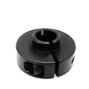 Open fixing ring shaft clamp Black Oxide Carbon Steel shaft collar with mounting holes