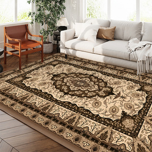 Large Size 3D Printed Faux Cashmere Plush <strong>Carpet</strong> Foldable Cross Border Design For Living Room Machine Made - Product Image 1