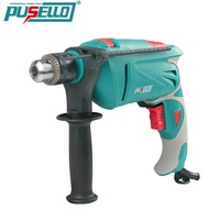 Perceuse rotative électrique portative PUSELLO 850W à vitesse variable et couple élevé, kit professionnel pour le perçage du bois, du métal et du béton (OEM)