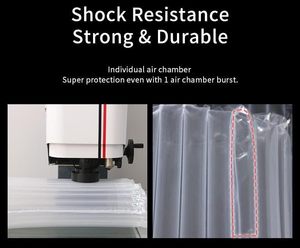 In Stock Blow up <b>Roll</b> Cushion Inflatable Air Column Post Wine Plastic Packing <b>Bubble</b> Bags for Protective Shipping Wine Bottles - Product Image 4