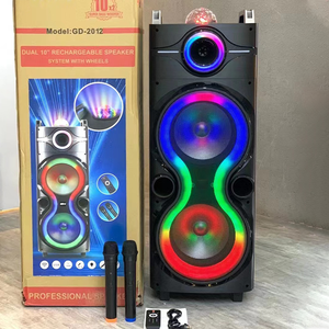 Altavoz para Fiestas GD-2012, Último Modelo, Caja de Altavoz Doble de 10 Pulgadas y 50w, Woofer Grande TWS, Lámpara de Proyección, con Control Remoto - Product Image 6