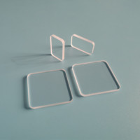 Fenêtre de protection laser en verre de quartz de silice fondue avec revêtement AR, lentille de filtre optique 1064 nm pour machines laser