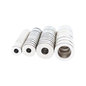 [MAGNETO] Imán de Anillo de Neodimio Permanente de Grado Industrial con Alto Índice de Flujo y Tolerancia del 1% para Montaje de Equipos y Sujeción de Metales - Product Image 1