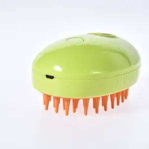 2024 New 4 in 1 Multifunctional Cat Steamy Brush Self Cleaning Steam Silicone Pet Brush for Massage Steamy Cat Comb Brush