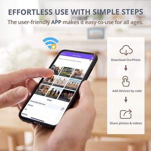 Precio de fábrica 10,1 pulgadas Nube Wifi LCD Compartir álbum de video FrameO Descarga gratuita Marco de fotos digital - Product Image 4