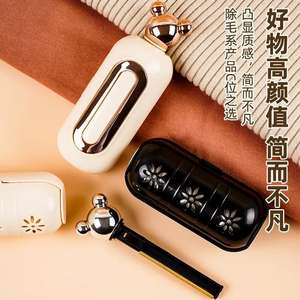 Removedor de pelusas Bear, rodillo quitapelusas portátil de viaje, potente removedor de polvo para ropa, limpiador de telas, amarillo claro y negro oscuro - Product Image 3