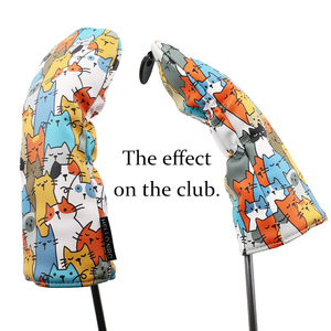 Customized Logo Golf Club Headcovers PU Magnetic Closure <strong>Putter</strong> <strong>Cover</strong> for Mallet and Blade Graffiti Golf Wood Head <strong>Cover</strong> - Product Image 4