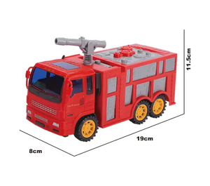ITTL Plastic 6PCs Tamaño <span class=keywords><strong>grande</strong></span> Camión de <span class=keywords><strong>bomberos</strong></span> Remolque Camión de <span class=keywords><strong>juguete</strong></span> Set City Rescue Vehicle Fireman Kits para niños Juguetes - Product Image 6