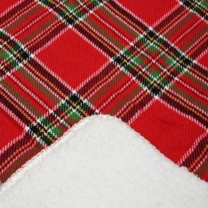 Coperta in Sherpa a Quadri Natalizia, Doppio Strato Spesso e Caldo, <span class=keywords><strong>Plaid</strong></span> Nordico in Flanella per Divano e Letto, Regalo Invernale - Product Image 2