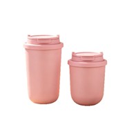 Nouvelle tasse à café en acier inoxydable à double paroi de 290 ml et 410 ml, tasse à eau isolée sous vide avec couvercle anti-fuite, gobelet de voyage