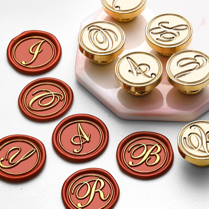 Wax Stamp Custom Name Wax Seal Stamp Set With 27 Designs - Personalized Vintage Sealing Stamp For Wedding Invitations & Letters Personalised Stamp