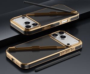 เคสโทรศัพท์ TPU ชุบด้วยไฟฟ้าสำหรับ <span class=keywords><strong>iPhone</strong></span> 17 <span class=keywords><strong>Pro</strong></span> <span class=keywords><strong>Max</strong></span> 17 Air 16 15 <span class=keywords><strong>14</strong></span>สไตลัส<span class=keywords><strong>ปากกา</strong></span>สแบบบูรณาการพื้นผิวคาร์บอนไฟเบอร์ - Product Image 6