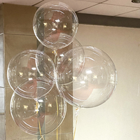 Ballons géants en plastique TPU pré-étirés de 10 à 50 pouces, impression personnalisée, visage souriant, pour les anniversaires d'enfants, les fêtes de Noël