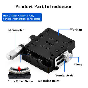 Diacion GPY40-60 XY-axe haute charge guide à rouleaux croisés têtes de micromètre Instruments d'optique pour l'alimentation optique aligner le rouleau croisé - Product Image 5