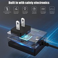Adaptateur secteur mural LED 12V 3A AC/DC, garantie 3 ans, certifié CE/KC, 100-240VAC 50/60Hz, protection contre les surcharges/surtensions