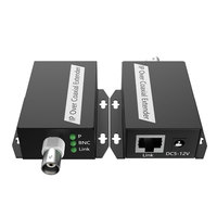Extensor EoC 500M, Adaptador Ethernet sobre Coaxial de 10/100 Mbps, Funciona con Cámaras IP, Kit de Transmisión Plug-and-Play