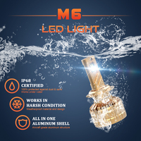 Éclairage automobile Canbus phare LED CSP COB 9005 9006 hb3 h13 h7 h11 h4 feux de croisement M6 70w 130w haute puissance