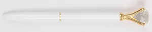 Penne promozionali con logo personalizzato in metallo di cristallo superiore di cristallo della penna del diamante per la cerimonia nuziale del Regalo del metallo penna a sfera