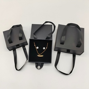 Aesthetic Jewelry Drawer Case | 9cm Sliding <b>Box</b> with Ribbon Handle | Quality Maker - Product Image 4