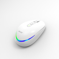 Mouse Nirkabel Mini BT Slim Portabel Laris Manis, Dapat Diisi Ulang, Gaya 3D, Antarmuka USB untuk Windows