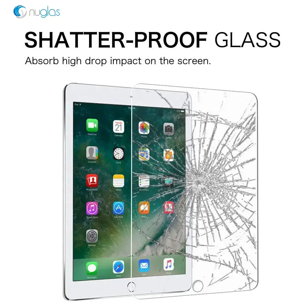 2.5D 9H Anti Shock Tablet Tempered Glass Screen Protector For IPad Air 1/2/Pro 9.7