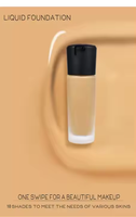 Fond de Teint Liquide Vegan Couvrant Longue Tenue Imperméable Effet Mat Brillant Anti-Crépulations Base Correctrice Marque Privée