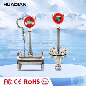 SS316L Rs485 Dampf-Vortex-Durchflussmesser Geflanschter Hochtemperaturbeständiger Vortex-Durchflussmesser für Erdgas Stickstoff Druckluft - Product Image 1