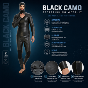 Yamamoto Neoprene <strong>Wetsuit</strong> Soft and Durable Smooth Skin Camo Spearfishing <strong>Wetsuit</strong> Premium Korean Neoprene Two Piece Suit - Product Image 5