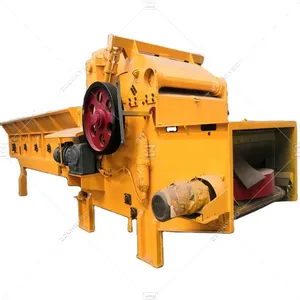 Industrial drum wood chipper shredder comprehensive wood pallet crusher for mdf board plant