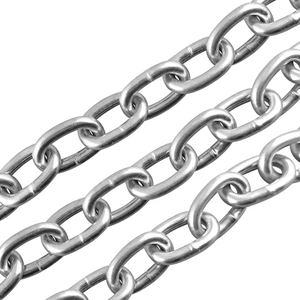 Chaînes à maillons longues/courtes soudées DIN 766 de haute qualité, finition galvanisée en acier au carbone G30, pour le levage et le gréement - Product Image 6