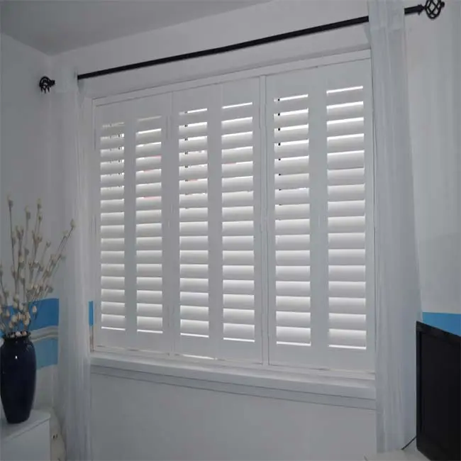 Australia standard China factory directly sliding door shutters Bay window shutters