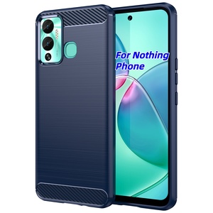 Housses de protection en fibre de carbone pour téléphone portable Nothing CMF Phone 2 Pro 1 Phone 3A Pro 3A 2A Plus 2A 3 2 1 Soft TPU Camera Protective Covers - Product Image 1