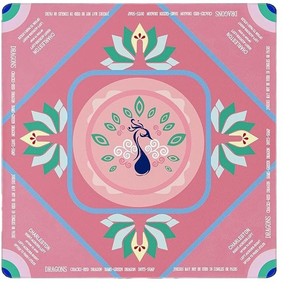 <span class=keywords><strong>Tapis</strong></span> <span class=keywords><strong>de</strong></span> Mahjong en Velours Technologie Américaine, Antidérapant, Réduction du Bruit, Facile d'Entretien, Toile Anti-Salissure, pour Jeu <span class=keywords><strong>de</strong></span> Société Transfrontalier - Product Image 5
