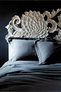 Cama de Madera Maciza de Mediados de Siglo, Cabecera con Listones, Estructura de Plataforma de Mango, Estilo Retro <span class=keywords><strong>MCM</strong></span>, Tamaño King Personalizado, Muebles de Dormitorio - Product Image 5