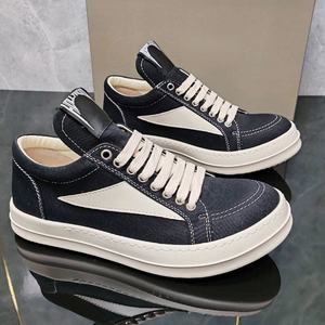 High Quality Unisex Ricks Walking Shoes Platform Design Casual Shoes Outdoor Breathable <b>Leather</b> Owens <b>Sneakers</b> - Product Image 2