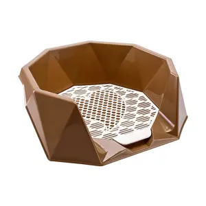 Diamond Design Puppy Potty Training Dog Potty Pee Tray Box Dog Potty Toilet