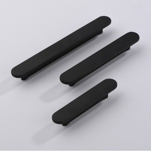 Nordic Style Cabinet Door Handle Zinc Alloy Bar Shape Minimalist Design Durable Plated Surface For Furniture - Product Image 3