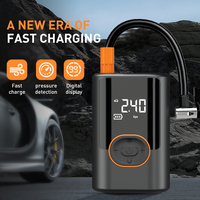 Pompa udara ban portabel multifungsi 150PSI harga grosir pabrik pompa udara mobil elektrik dengan Power Bank kompresor udara mobil