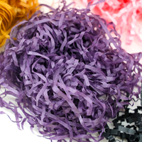 Papier raphia déchiqueté coloré pour emballage cadeau Remplisseur froissé écologique pour boîtes cadeaux et protection de l'expédition