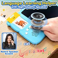 Cartes flash parlantes en plastique pour les tout-petits de 3 ans, apprentissage du langage, jouets éducatifs sensoriels, enfants d'âge préscolaire, développement de la parole
