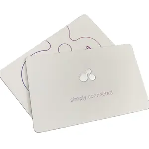 Tarjeta de visita inteligente con sensor NFC, tarjeta de presentación con logotipo impreso UV