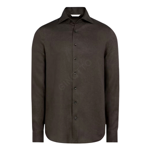 Camicie Estive Traspiranti in <span class=keywords><strong>Lino</strong></span> e Cotone con Logo Personalizzato a Maniche Lunghe per <span class=keywords><strong>Uomo</strong></span>, Vendita all'Ingrosso - Product Image 2