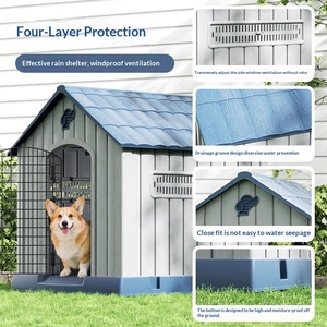 Rumah Anjing Ukuran Sedang untuk Luar Ruangan, Tahan Dingin, Tahan Air, dan Bernapas, Cocok untuk Semua Musim - Product Image 2
