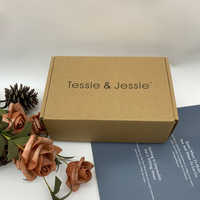 Boîtes à colis personnalisées en couleur, petites, décoratives, en carton ondulé, avec laminage mat, doublure en éponge, logo, petite taille, cadeaux