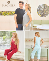 Pyjama en viscose de bambou RTS pour femmes, débardeur et pantalon capri, vêtements de nuit super doux, pyjama rafraîchissant pour les personnes qui ont chaud la nuit